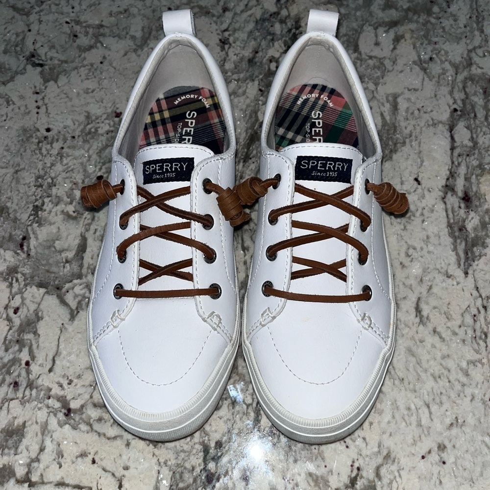 White Sperry Sneakers